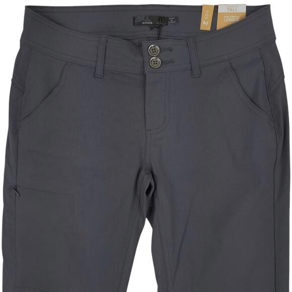 Prana Halle Convertible Pants Tall Inseam Coal - Picture 6 of 14